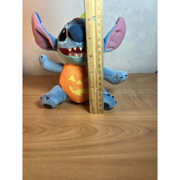Disney Stitch Just Play Halloween Pumkin Jack-O-Lantern Stuffed Animal Plush - Picture 8 of 8